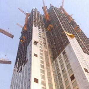 19天建成57层高楼 真的安全么?