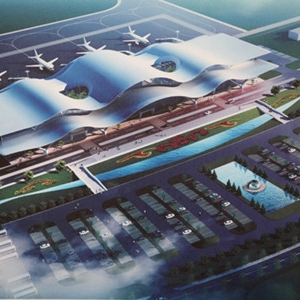 武当山机场航站楼主体基本完工