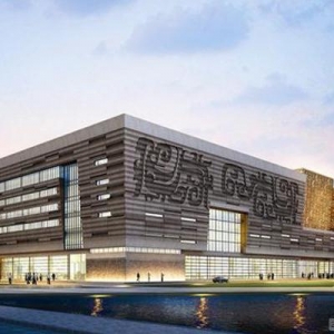 宜昌新地标 博物馆主体建筑封顶