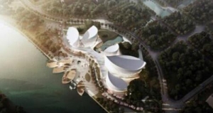 海峡文化艺术中心2018年投用 建筑群酷似茉莉花