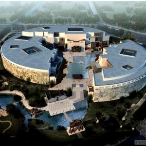 巢湖岸边将添徽派地标性建筑 城乡规划展示馆主结构已封顶