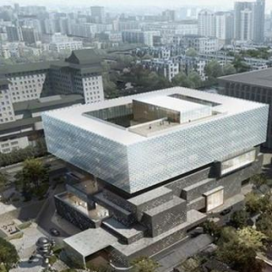 “钢铁盒子”型的国内最大拍卖中心工程封顶