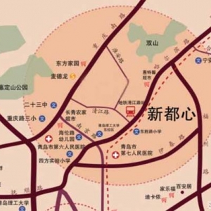 两大中心重点项目封顶 新都心黄金连廊现雏形