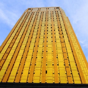 昆山惊现“金砖楼” 金光闪闪亮瞎眼