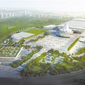 南宁国际会展中心改扩建工程实现部分区域主体封顶