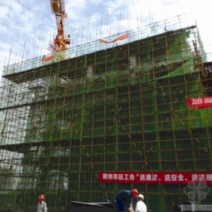 湖北荆州新图书馆主体建筑封顶 明春有望基本完工