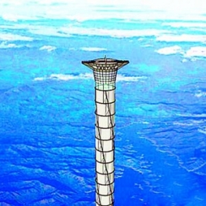 通天塔 加拿大将建2万米高的太空电梯