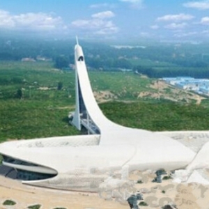 北京东部惊现外星建筑 惊似UFO
