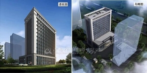海尔路汽车展厅拆除建办公楼 青岛城投商务大厦新规划问世