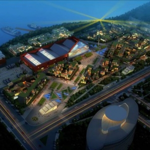 潮人码头将建世界最大集装箱建筑群落