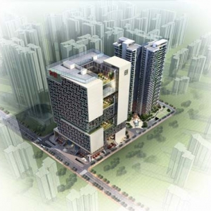深圳中深建筑设计有限公司在“成都和佳置业-双流城市综合体项目建筑设计方案”中中标