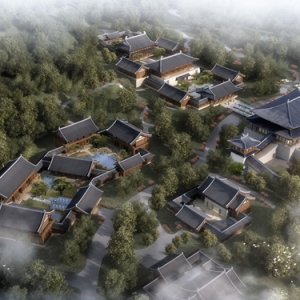 江苏省建筑设计研究院联合中标福建漳州星云书院(唐风建筑群落)规划设计