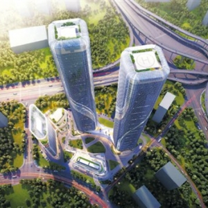 280米高的杭州地标建筑“智慧之门”2019年竣工