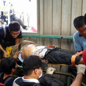 工人不慎跌落5楼高砂石预拌槽 遭活埋身亡