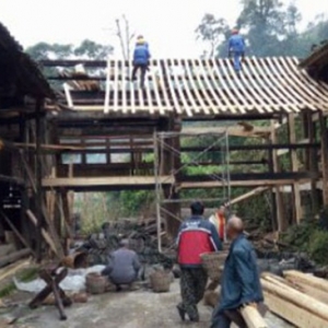 开阳县省级文物保护单位长庆寺抢修工程开工建设