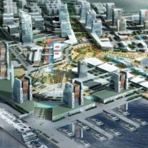 世界最大现代化邮轮母港主体结构封顶 建面13万平米