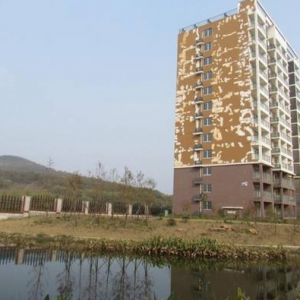 南京“绷带楼”变成“迷彩楼” 这楼质量也是醉了