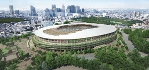 日本公布2020奥运主会场新设计图 使用大量木材
