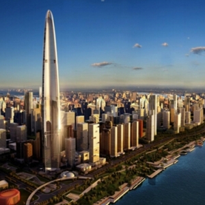 “世界第三、中国第二、华中第一”武汉绿地中心破200米望明年底封顶