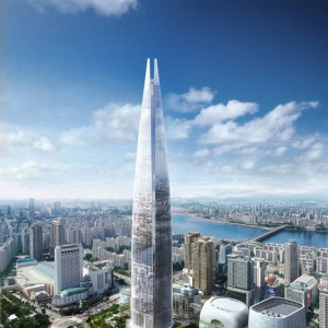 韩国投资209亿建世界第五高摩天楼 已完成上梁仪式