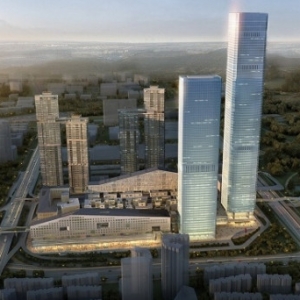 深圳CBD北区添新地标 深业高塔主塔楼破100米