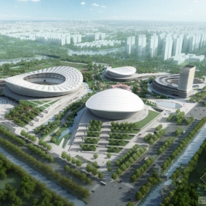 苏州工业园区体育中心项目日前封顶 全过程采用BIM技术
