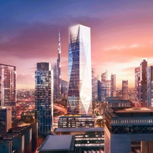 福斯特在迪拜设计的超高层建筑破土动工 直面迪拜塔