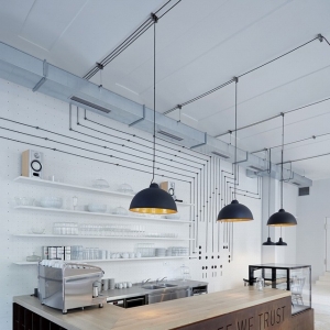 һĿ Bistro Proti Proudu by Mimosa architekti & Modulora