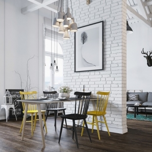 ˹άһµСԢ Chic Scandinavian Studio With Lofted Bed
