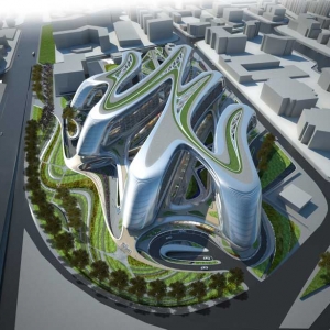 HongQiaoţ Soho by Zaha Hadid ϵ