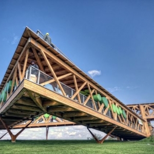 Ʋ״԰չ۾̨ belvedere for koblenz bundesgartenschau by dethier architectures