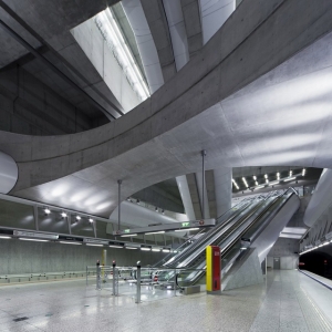 ˹M4ŵKlvin trվ Budapest Underground Line M4  Klvin tr Station by PALATIUM Studio