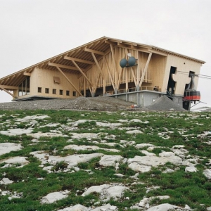 ʿChserruggɽ³վ cable-car station on the top of Chserrugg mountain by Herzog & de Meuron