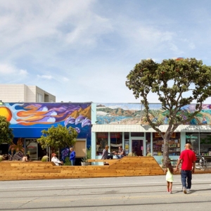 ɽɽ·ͣռ侰۸San Francisco Replaces Street Parking With The Sunset Parklet
