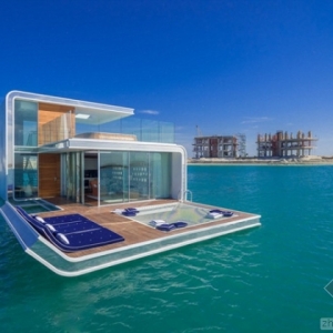 迪拜1700万建水下别墅度假村 被称“漂浮的海马”