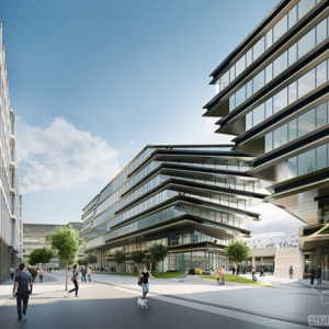 扎哈哈迪德建筑师事务所将设计毗邻布拉格火车站的一个棕地规划