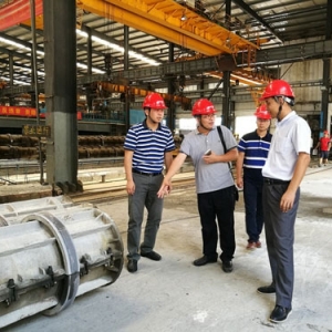 深圳市工勘岩土集团有限公司组织技术人员赴建华建材参观考察
