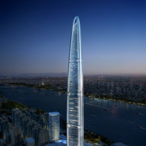 武汉华中第一高楼建设过半 又将再建400和600米高楼